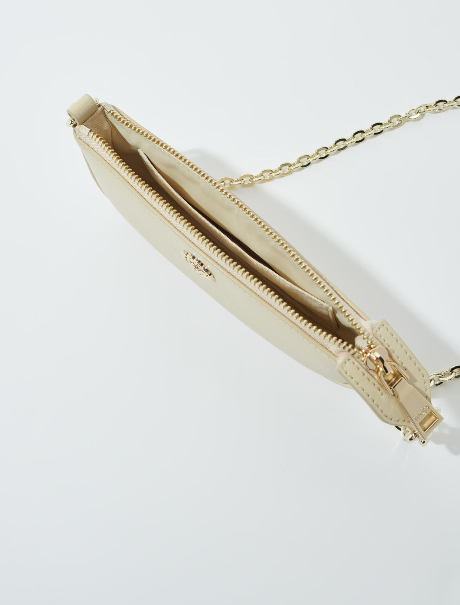 Pochette en cuir lisse