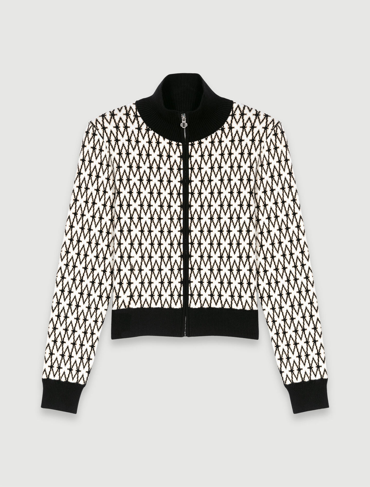 Cardigan en maille monogramme