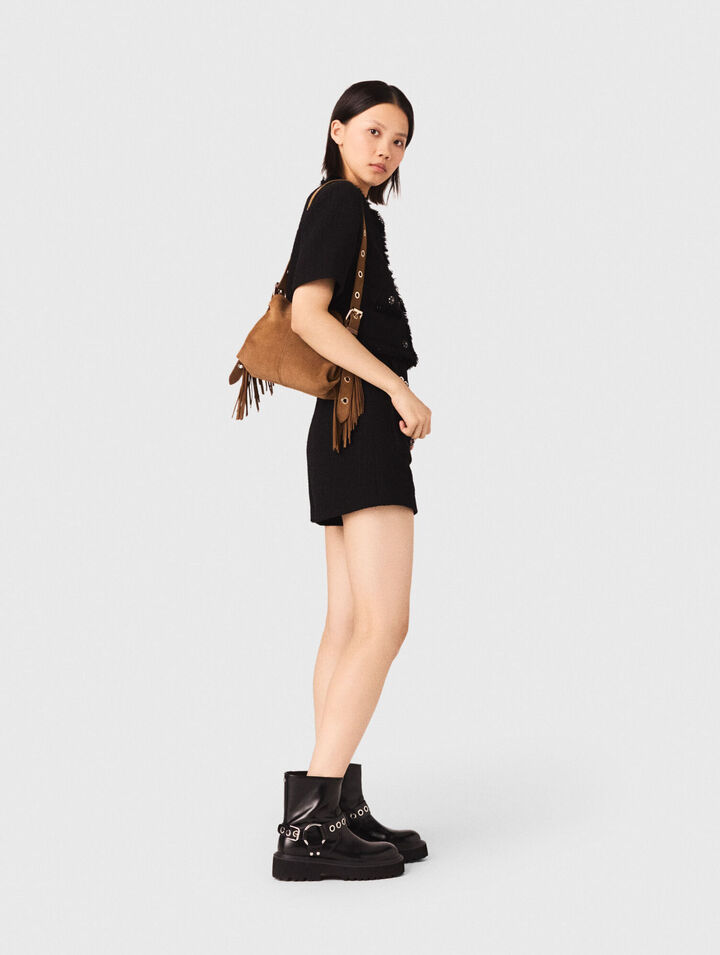 Sac Miss M mini en su&egrave;de