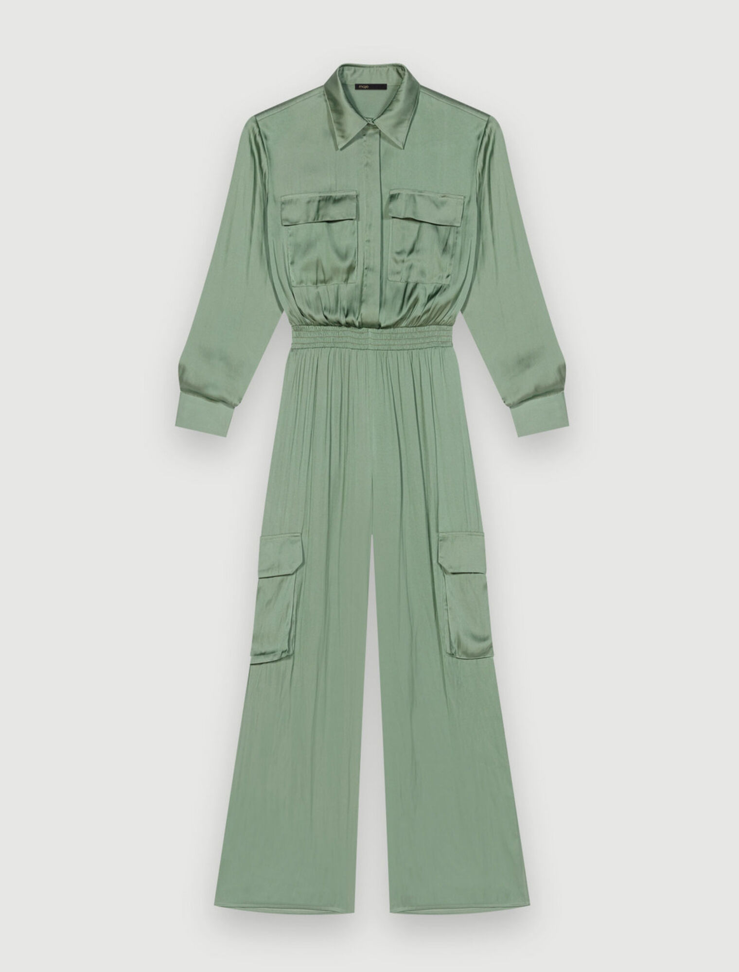 Combinaison pantalon satinée