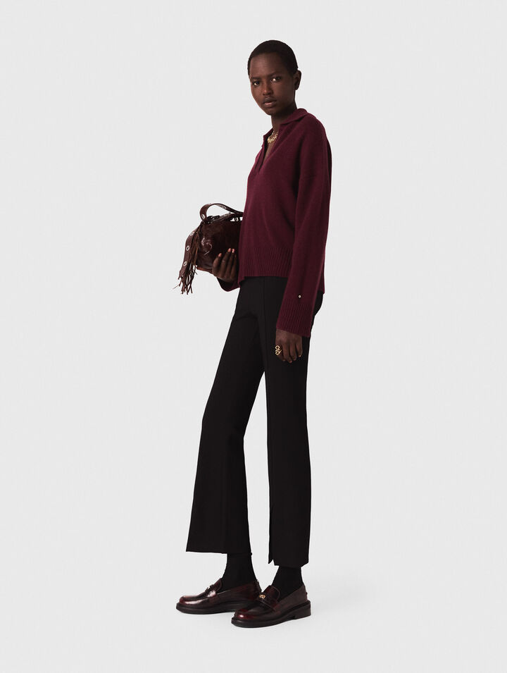 Pantalon fendu