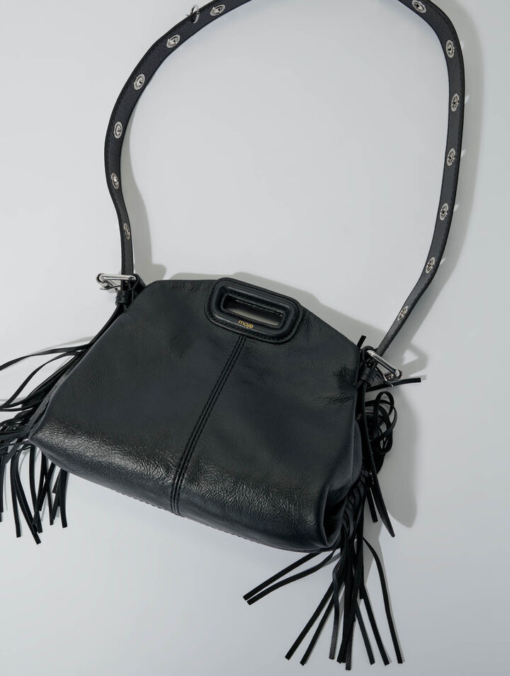 Sac Miss M mini en cuir craquelé