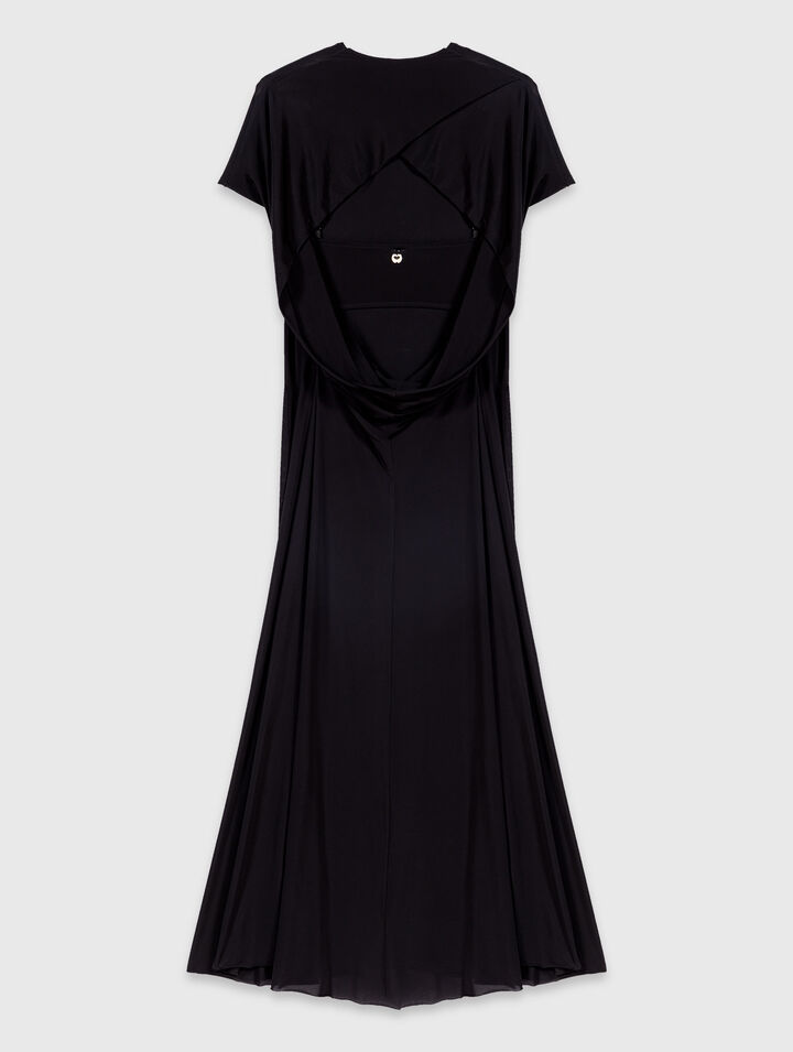 Robe longue &agrave; dos b&eacute;nitier
