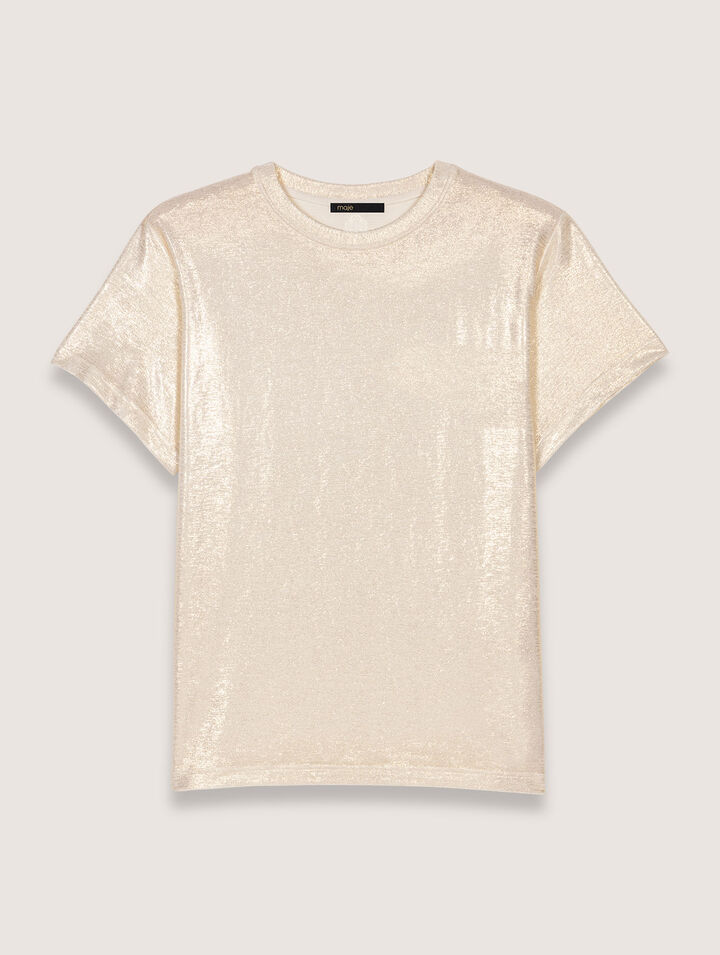 Tee-shirt lamé