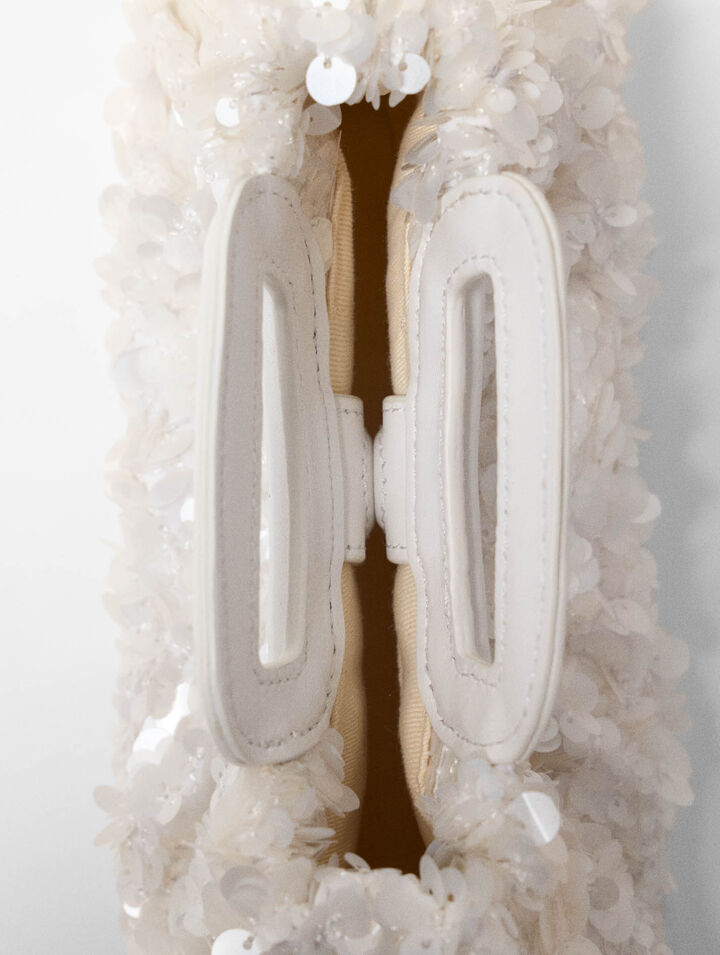 Milpli mini Clutch en sequins