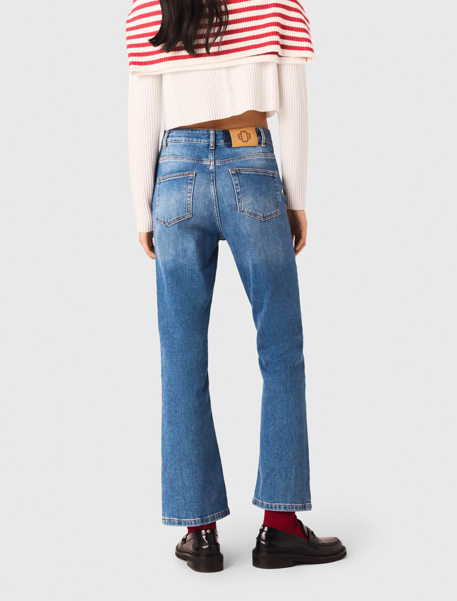Jean denim à poches
