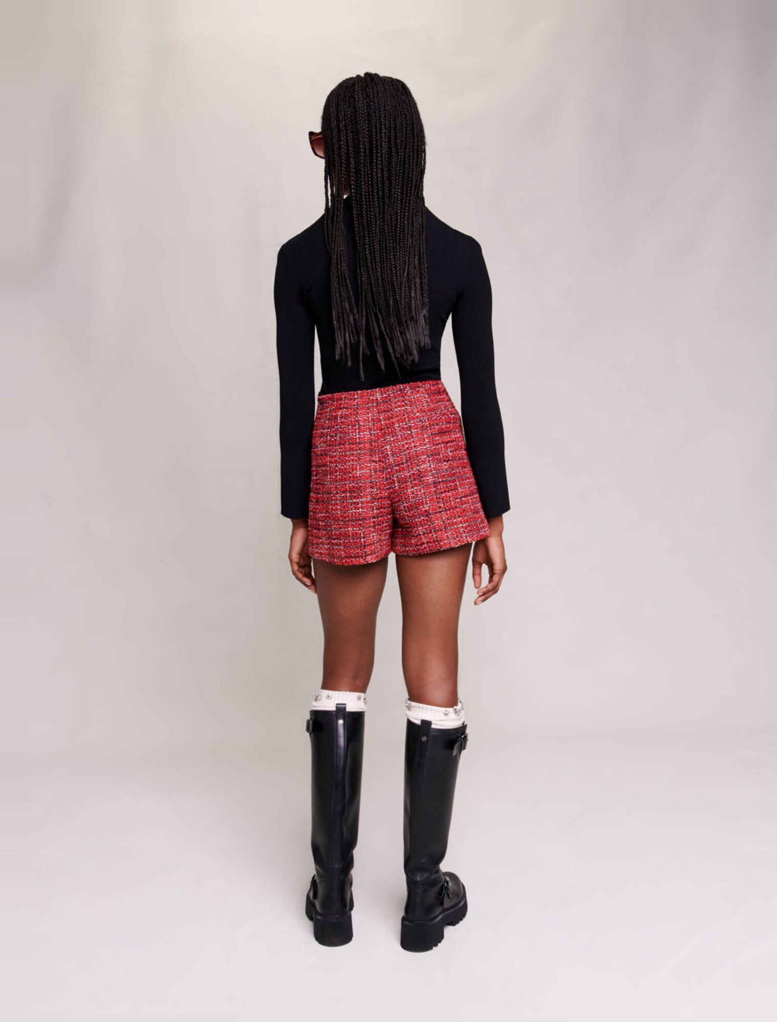 Short en tweed