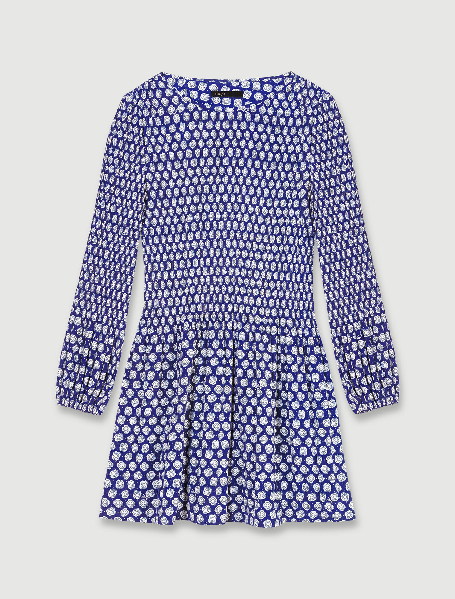 Robe courte fleurie