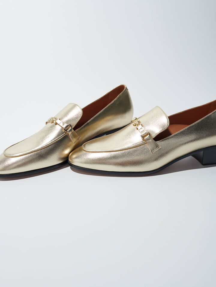 Mocassins en cuir