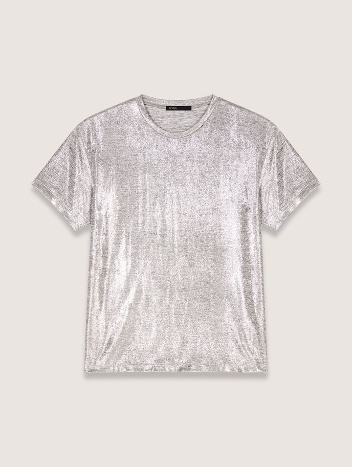 Tee-shirt lamé