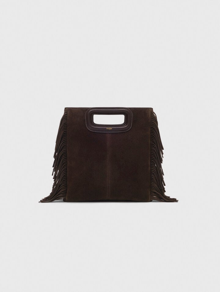Sac M en cuir suède
