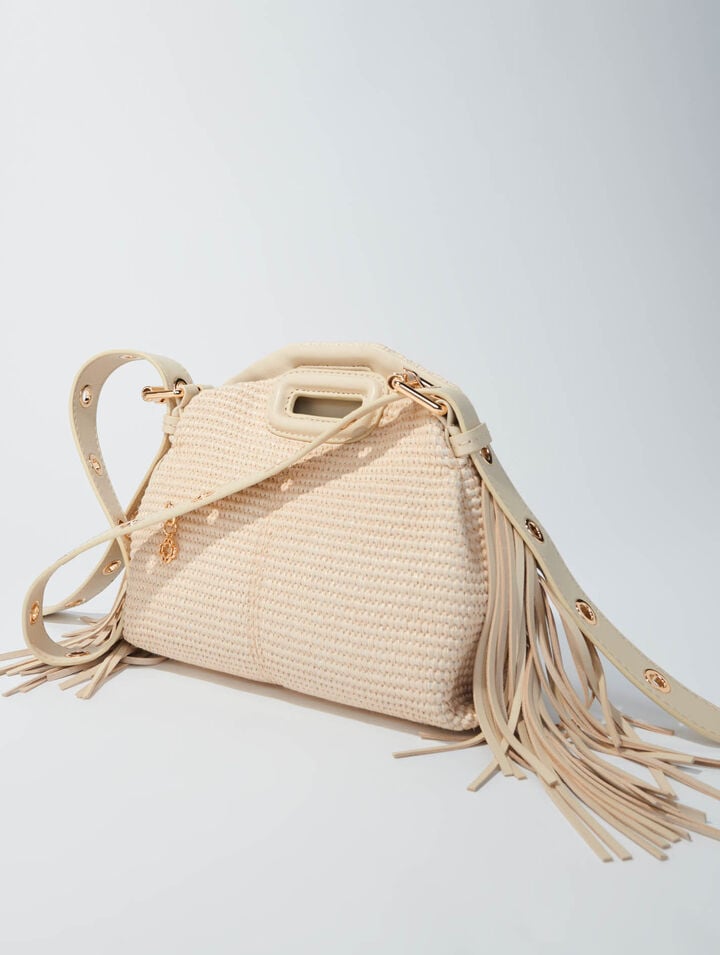 Sac Miss M Mini effet raphia