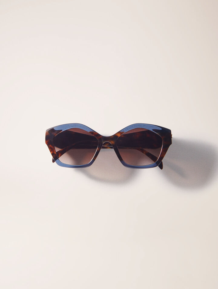 Lunettes cat eye en acétate
