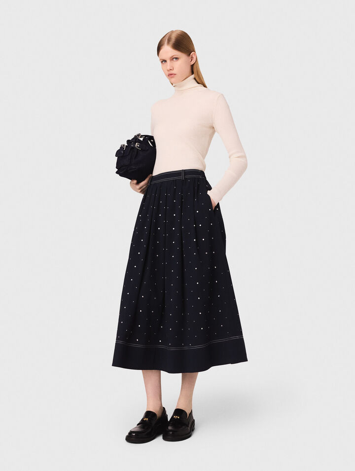 Pull en laine et soie