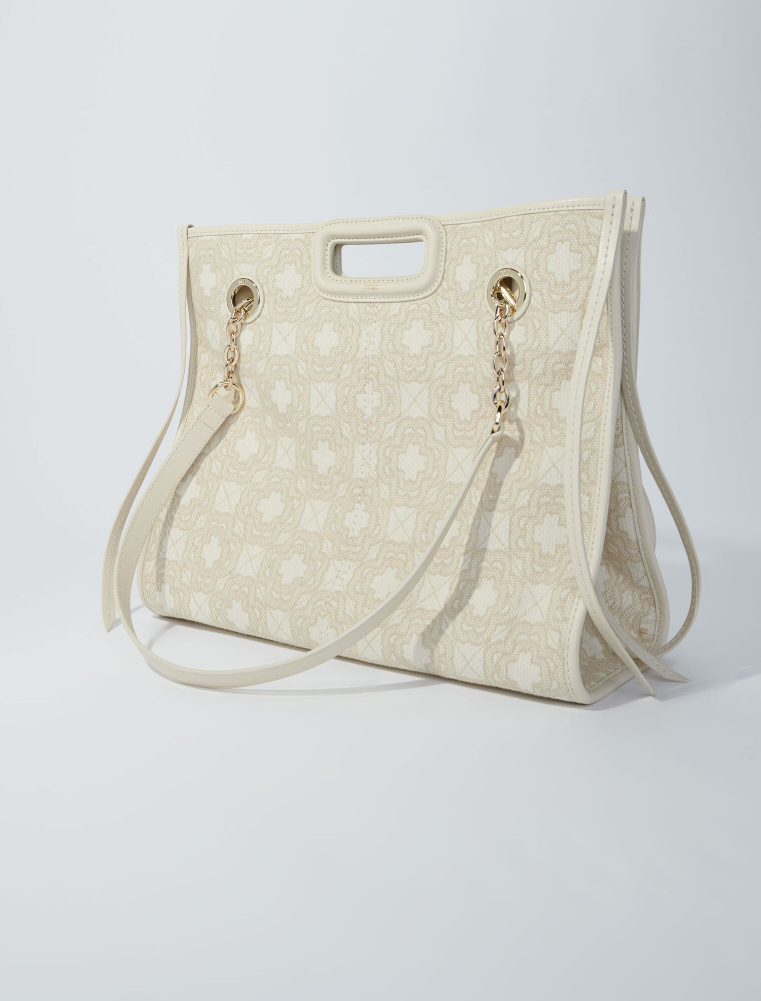 Cabas en toile imprimée clover