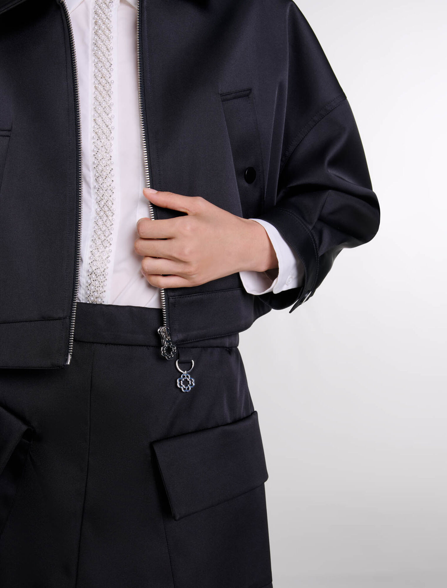 Blouson en satin