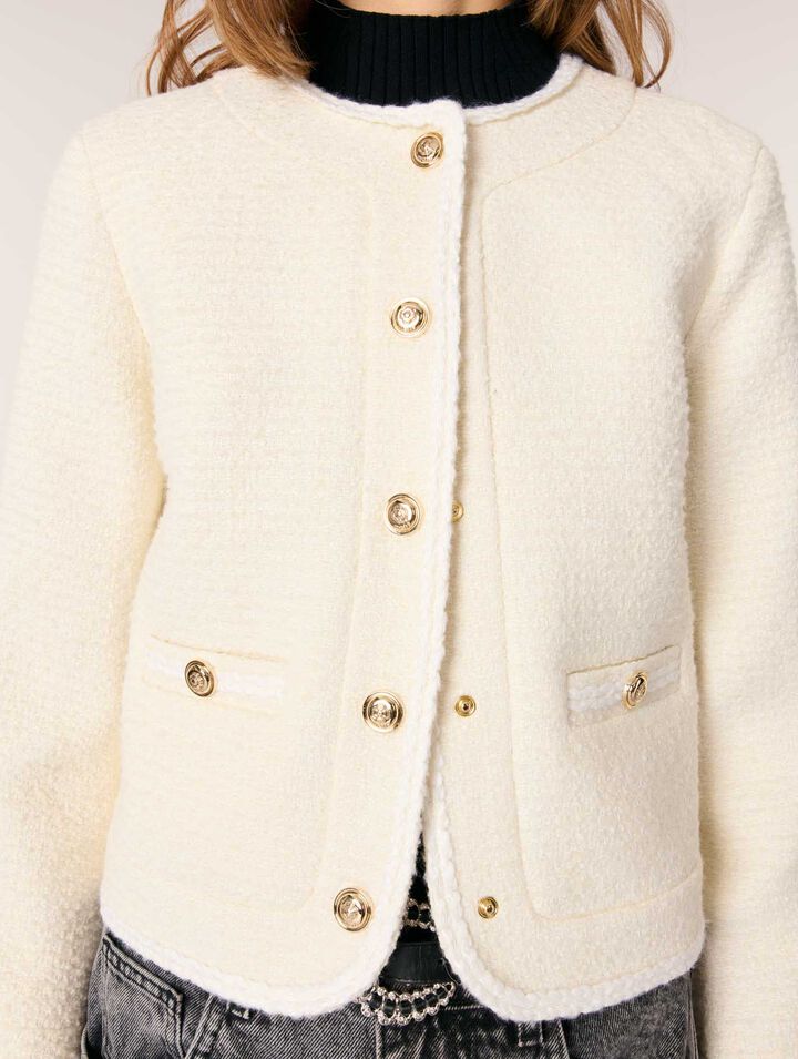 Veste courte en tweed