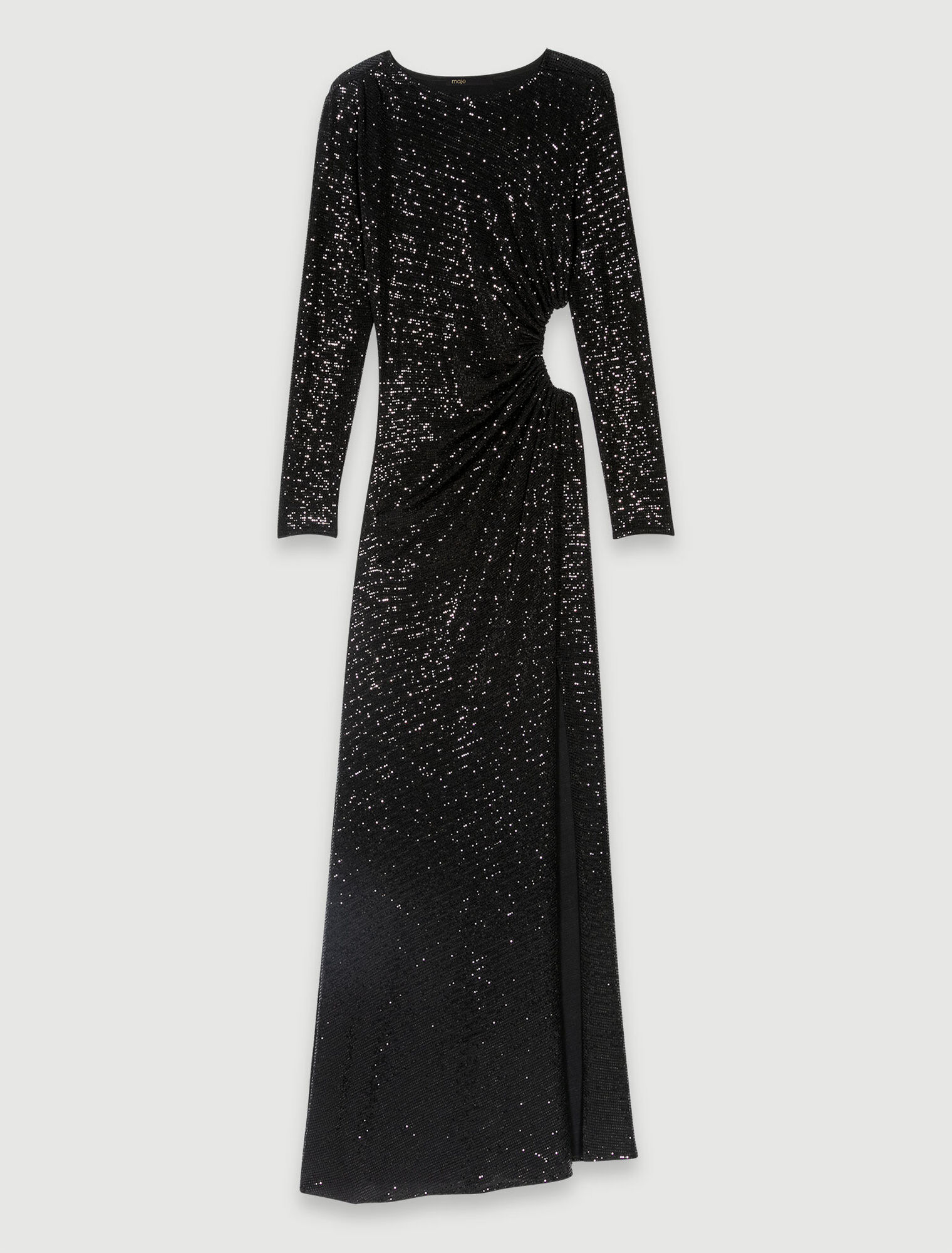 Robe longue pailletée