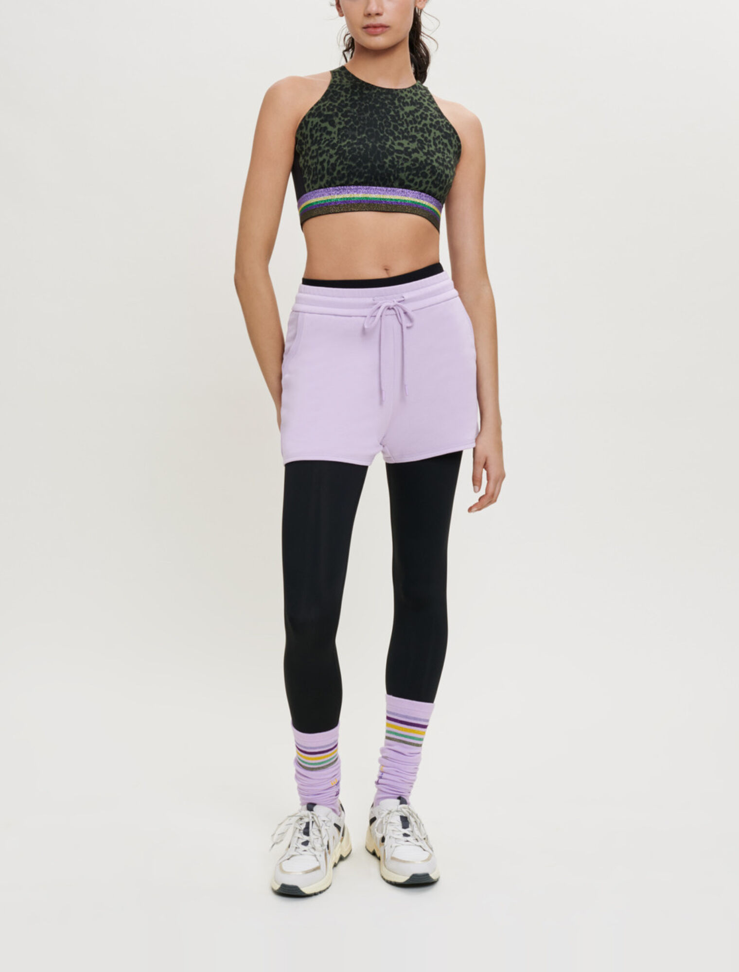Short de sport en molleton