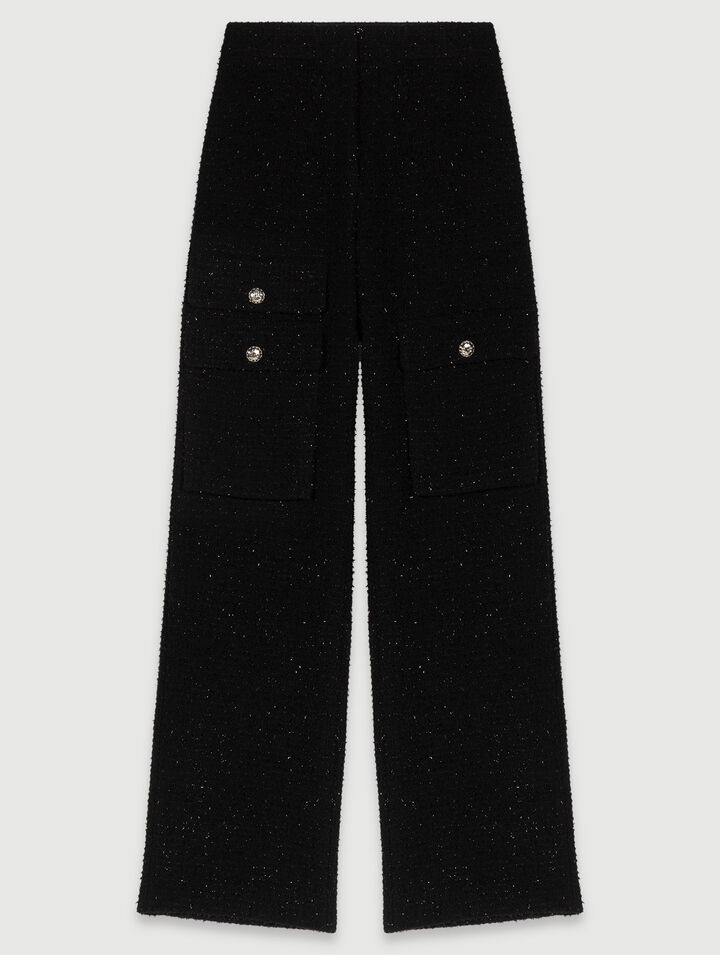Pantalon en tweed