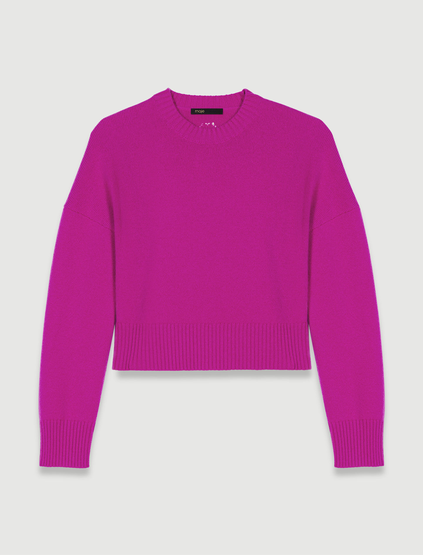 Buy Pull En Cachemire Rose Maje in Reunion discount voucher
