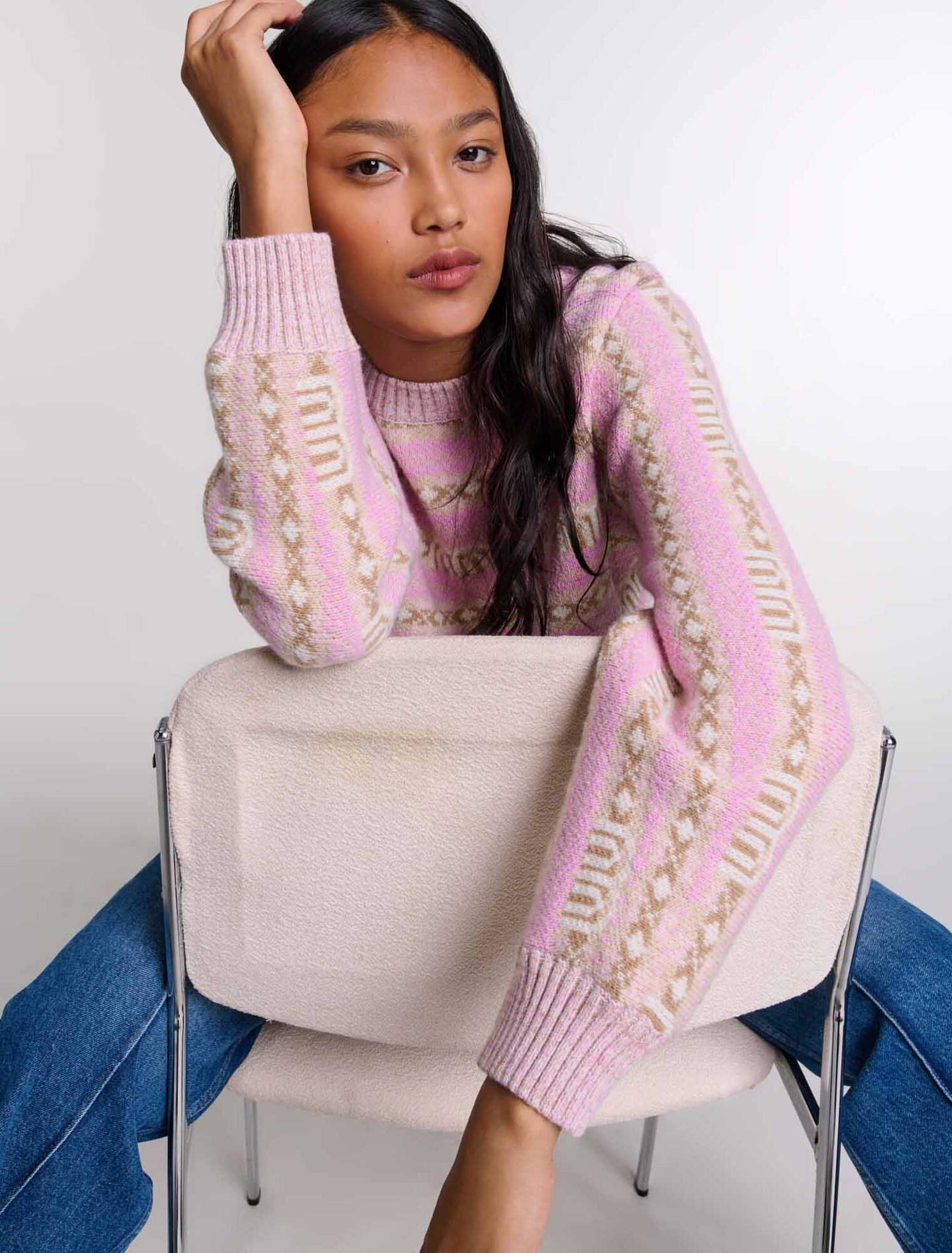 Pull jacquard