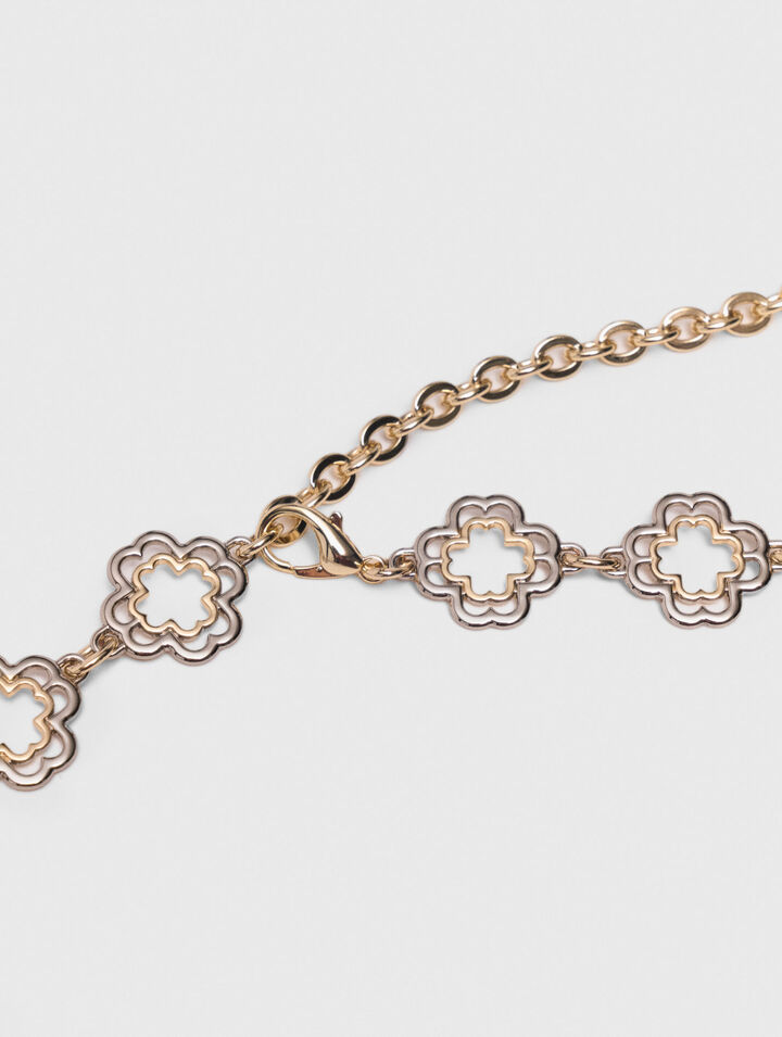 Ceinture chaine Clover bicolore