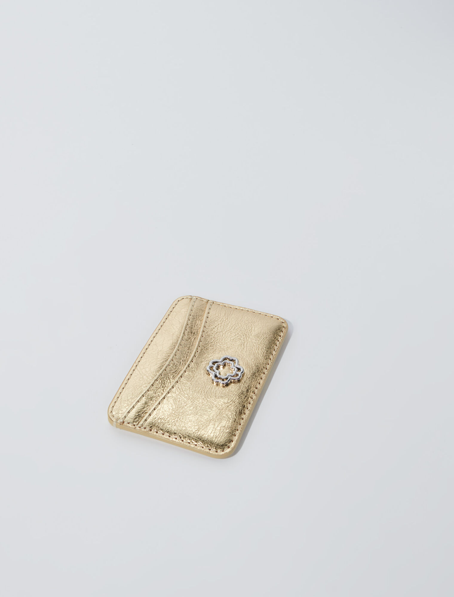 Porte carte en cuir craquelé