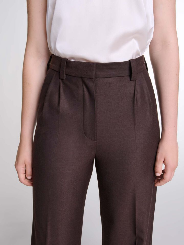 Pantalon de tailleur large