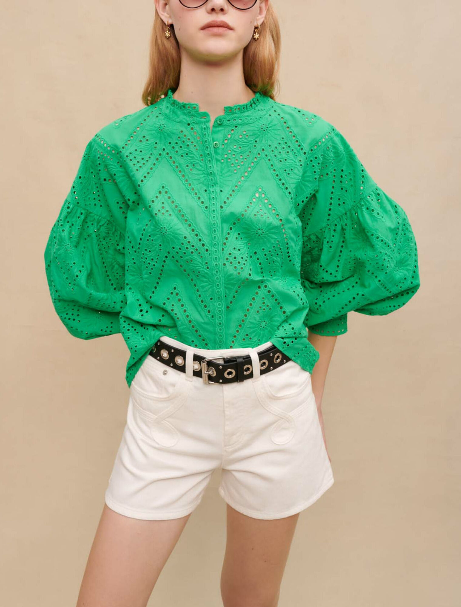 Chemise brodée