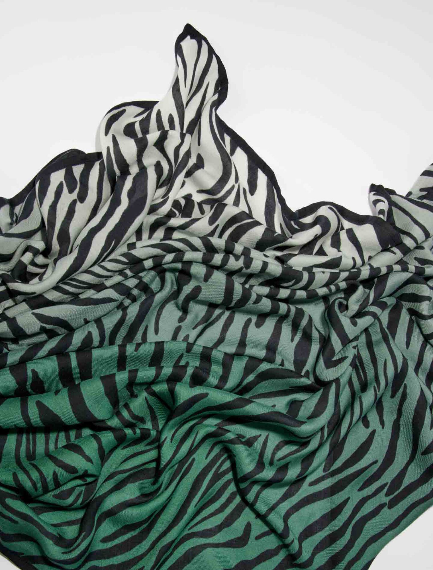 Foulard imprimé zèbre