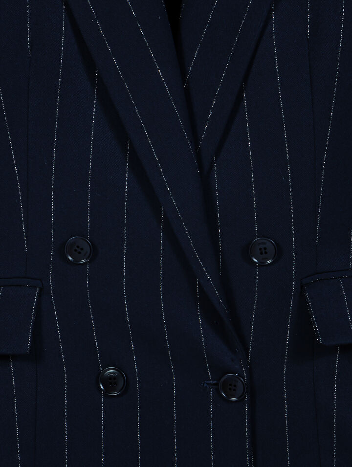 Veste de tailleur crois&eacute;e