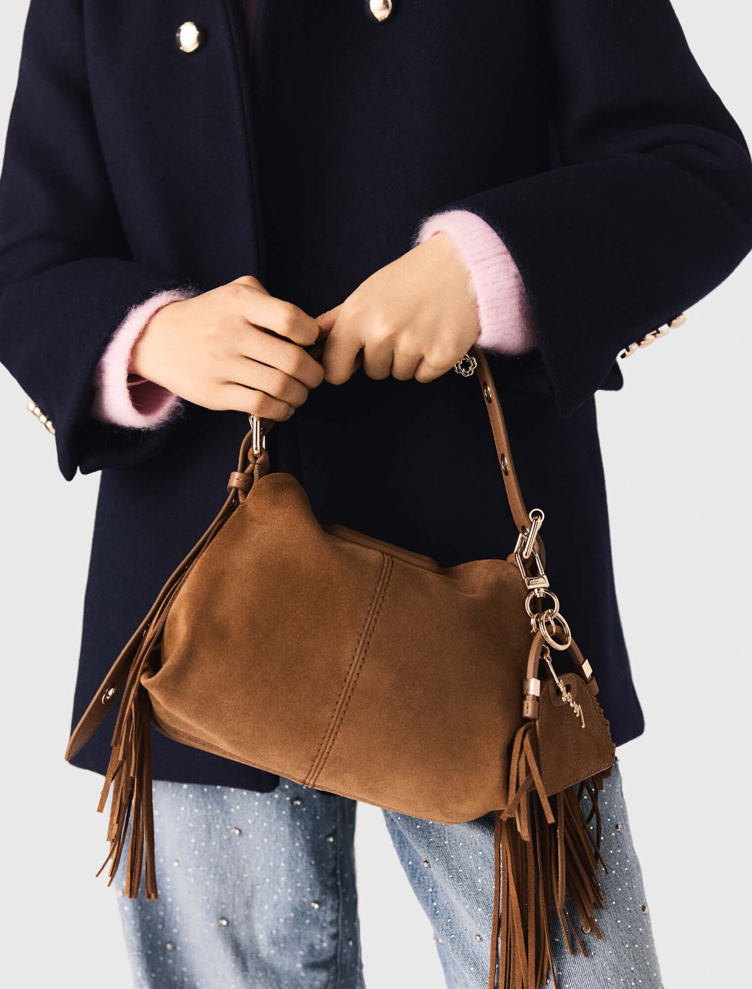 Sac Miss M mini en su&egrave;de