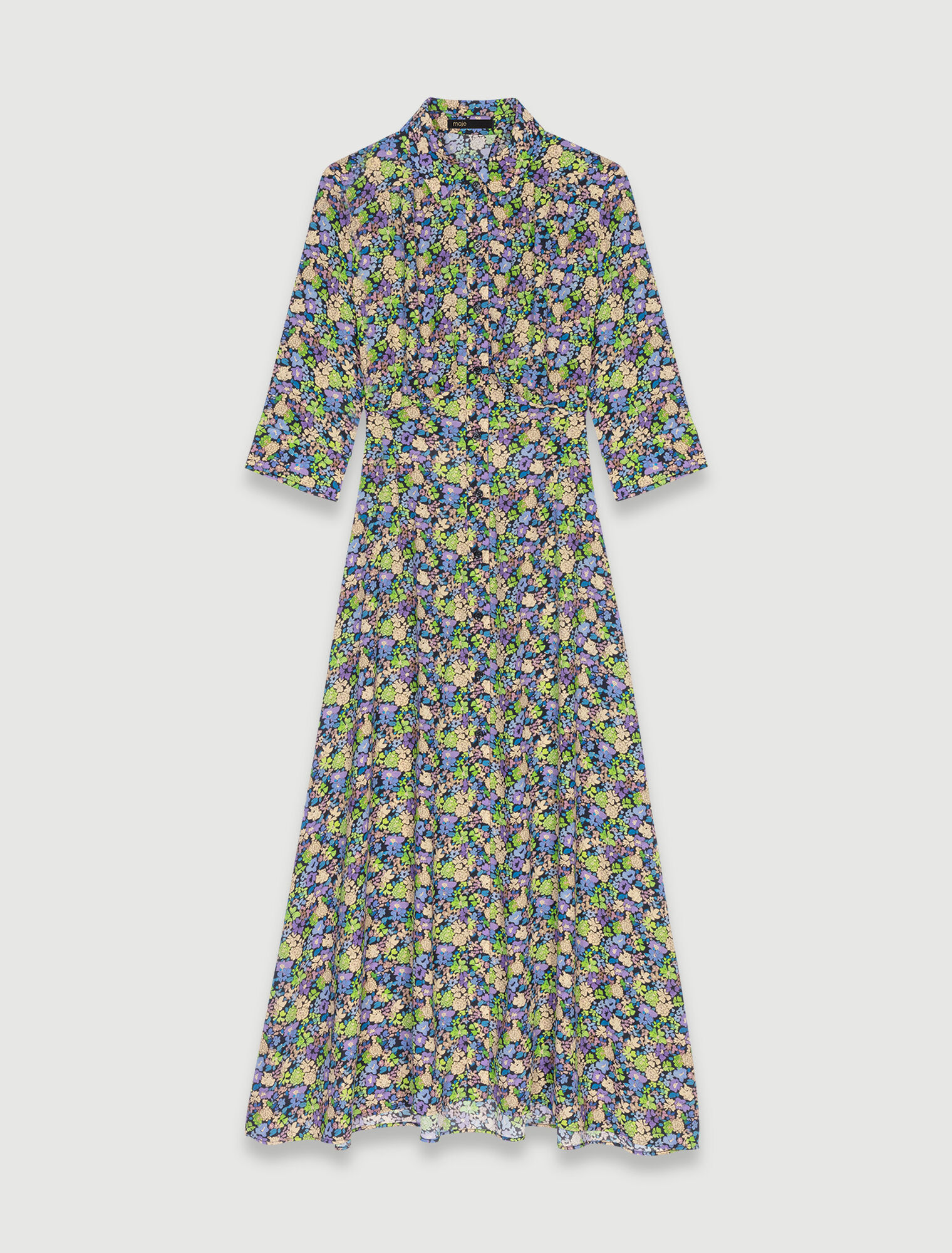 Robe longue fleurie