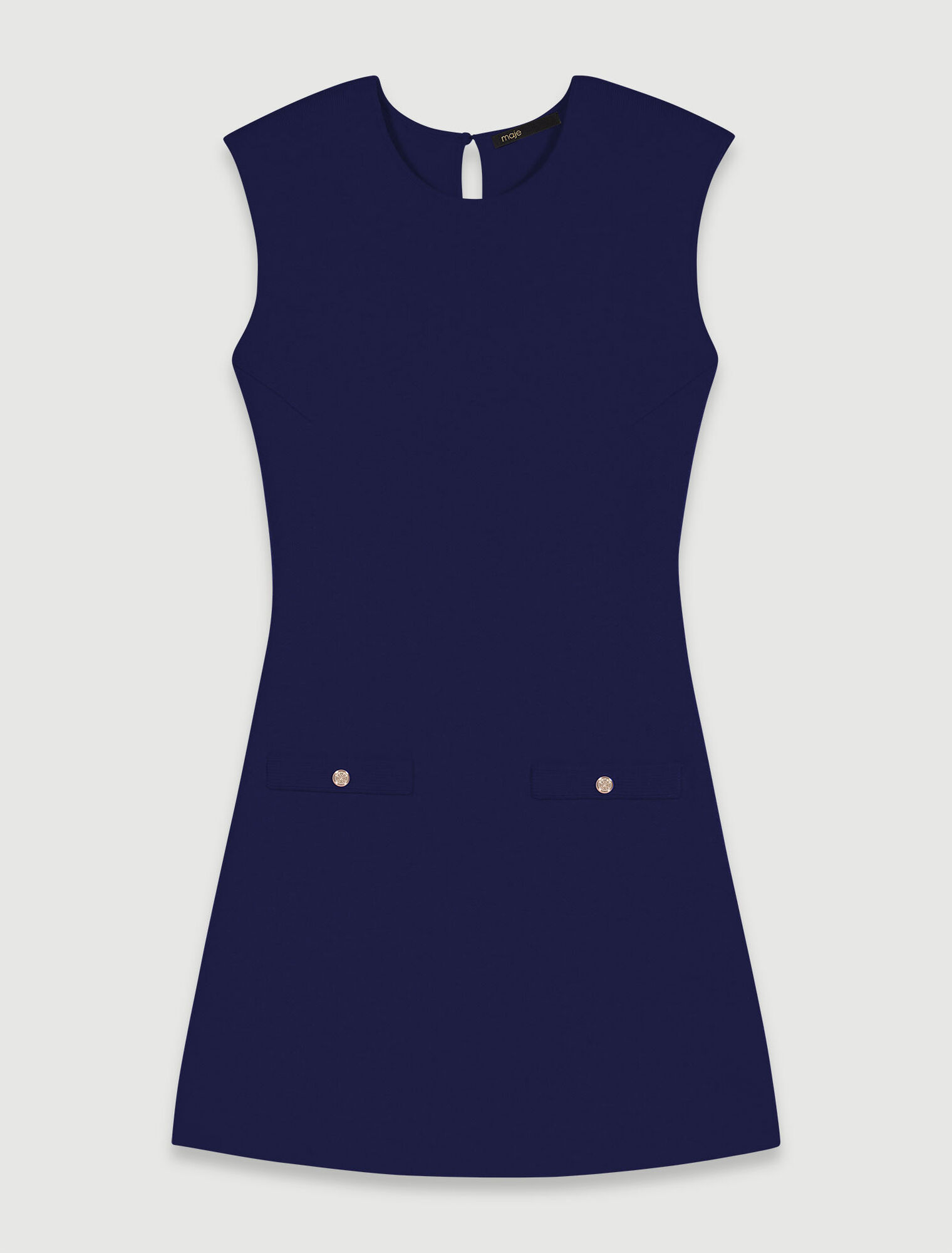 Robe courte 2-en-1 en maille