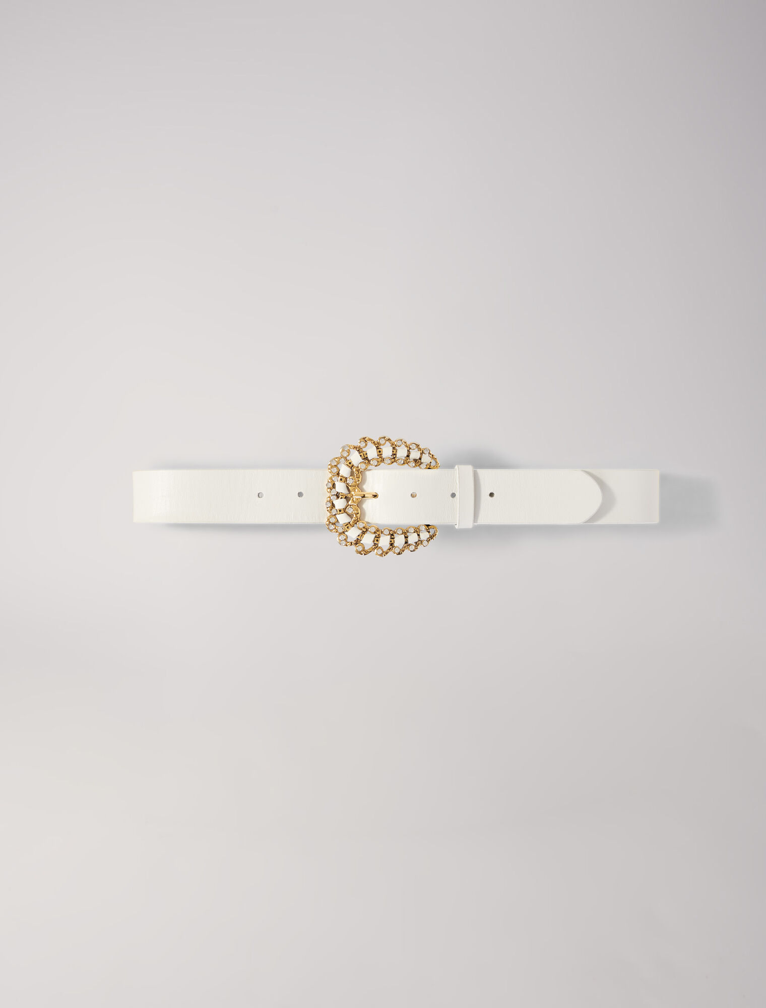 Ceinture à boucle strassée