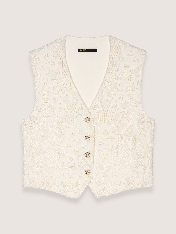 Veston en dentelle