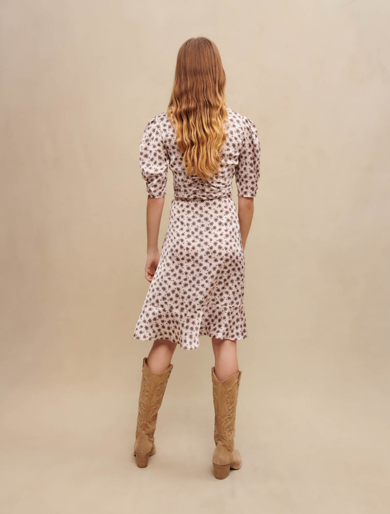 Robe imprimé palmiers