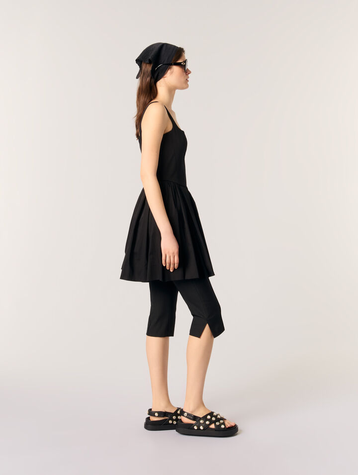 Robe courte en coton