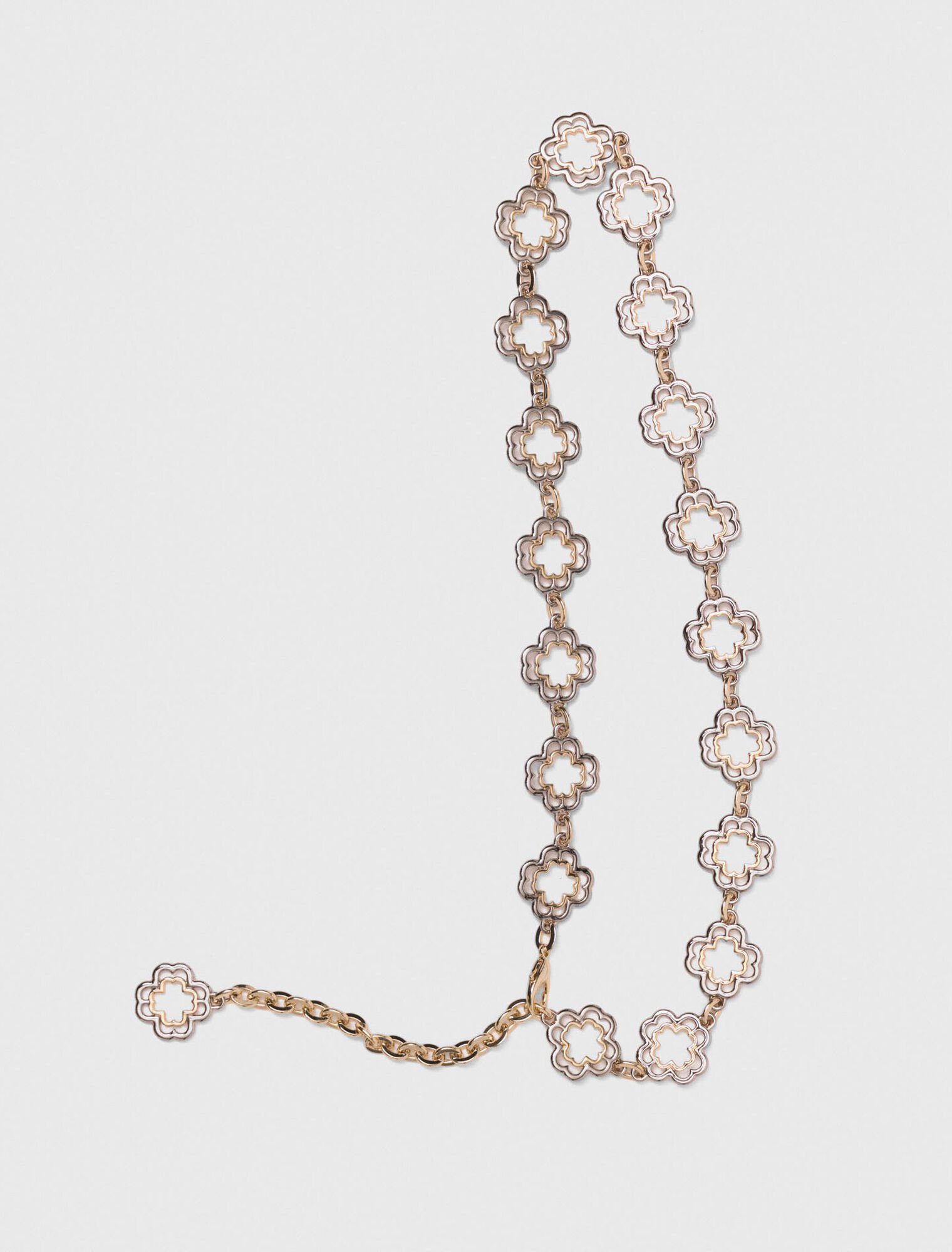 Ceinture chaine Clover bicolore