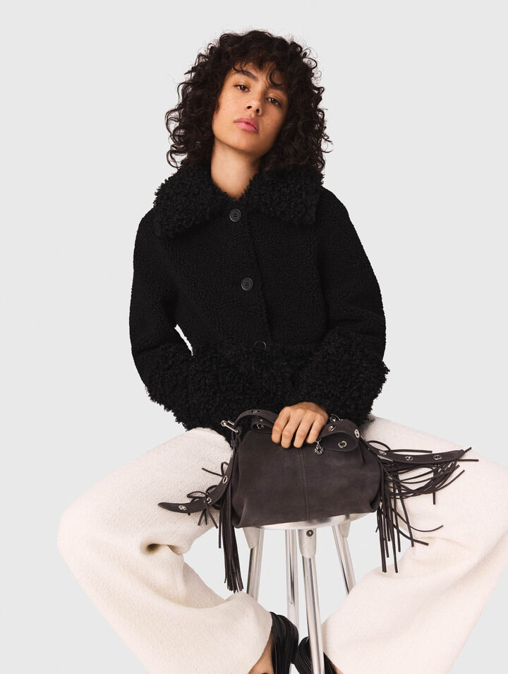 Veste en bouclette