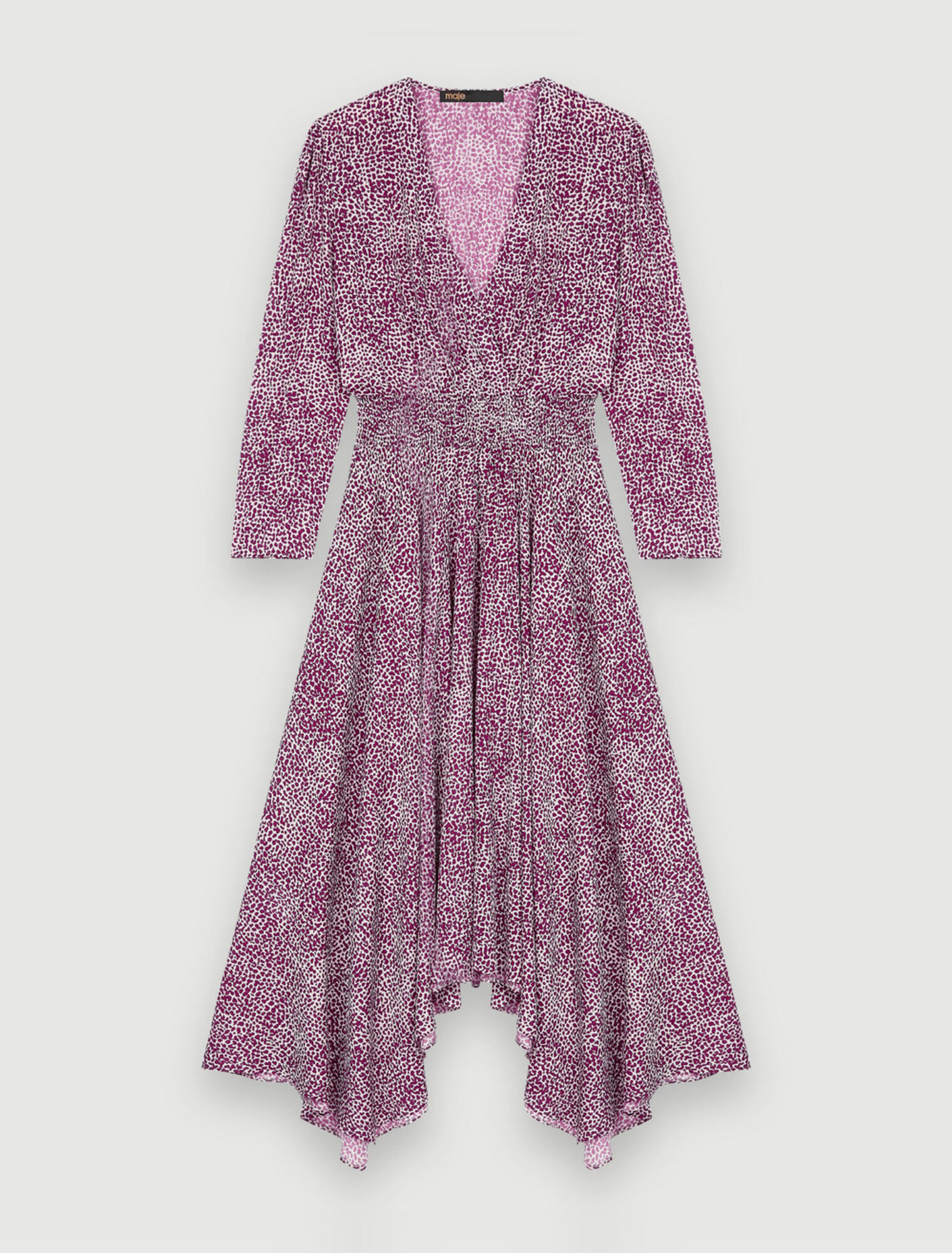 Robe asymétrique imprimée Léopard