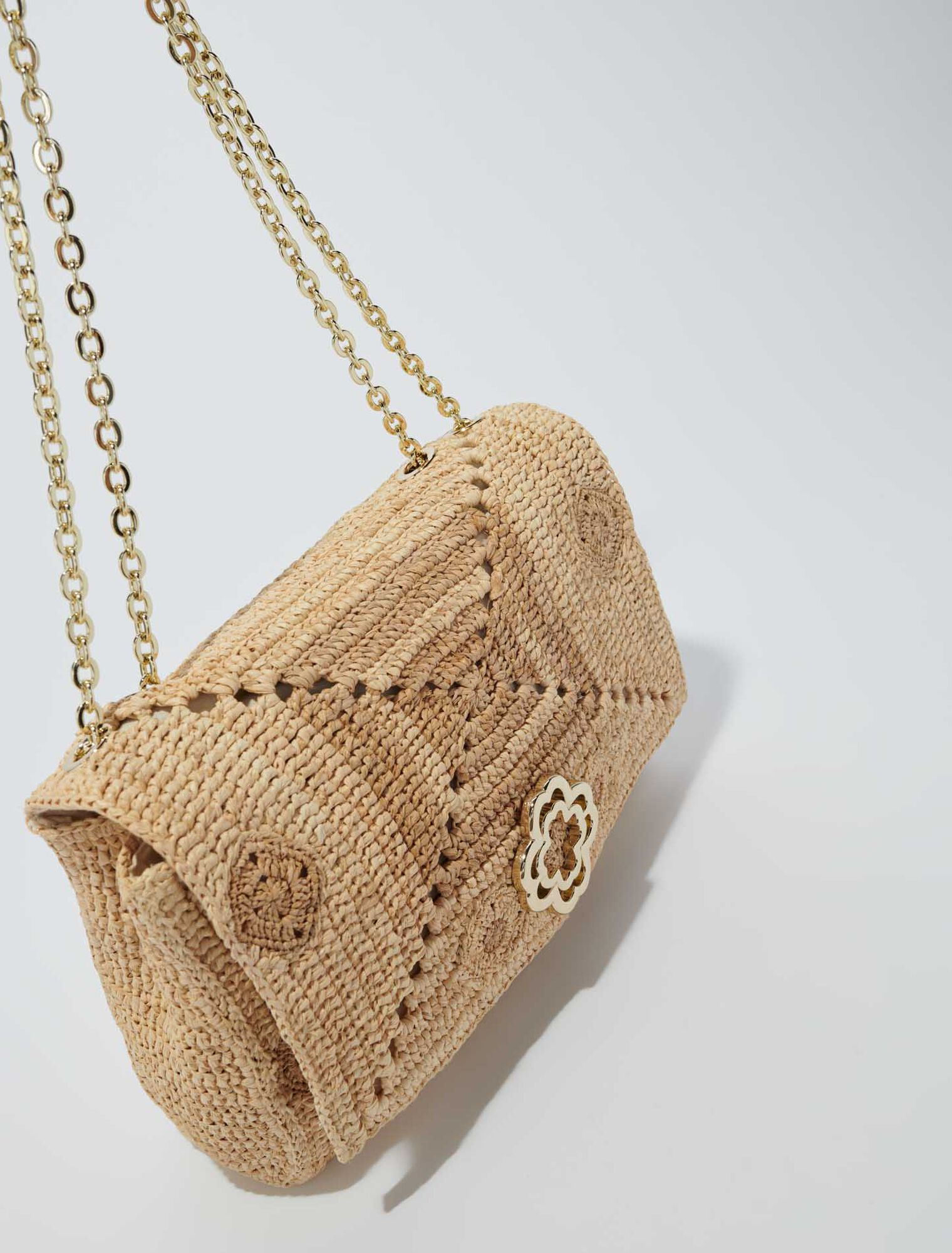 Sac clover raphia fait à la main