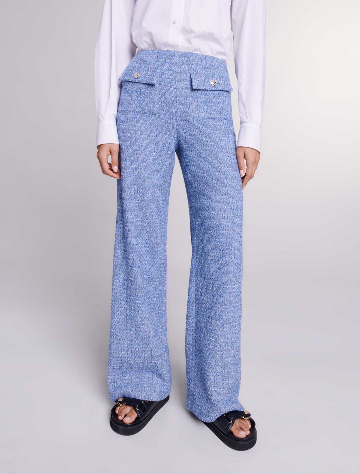 Pantalon en tweed