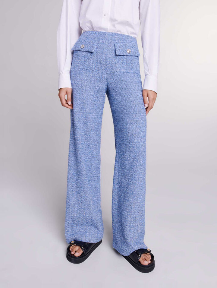 Pantalon en tweed