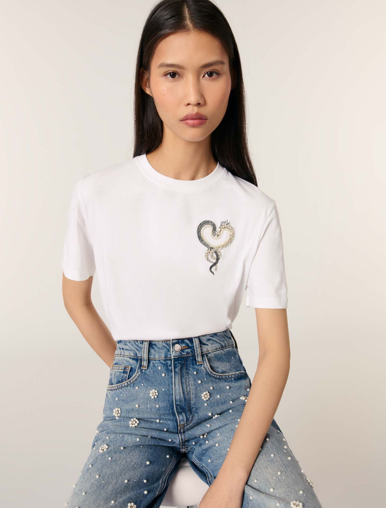 Tee-shirt brodé