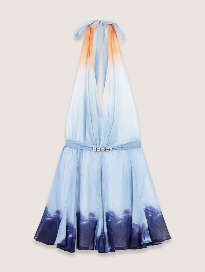 Robe courte tie & dye