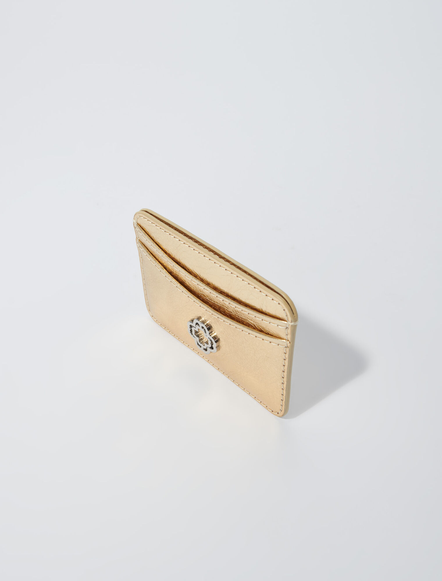 Porte carte en cuir craquelé
