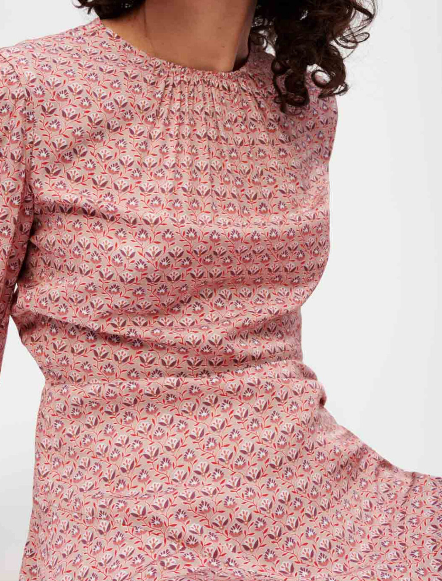 Robe en viscose imprimée