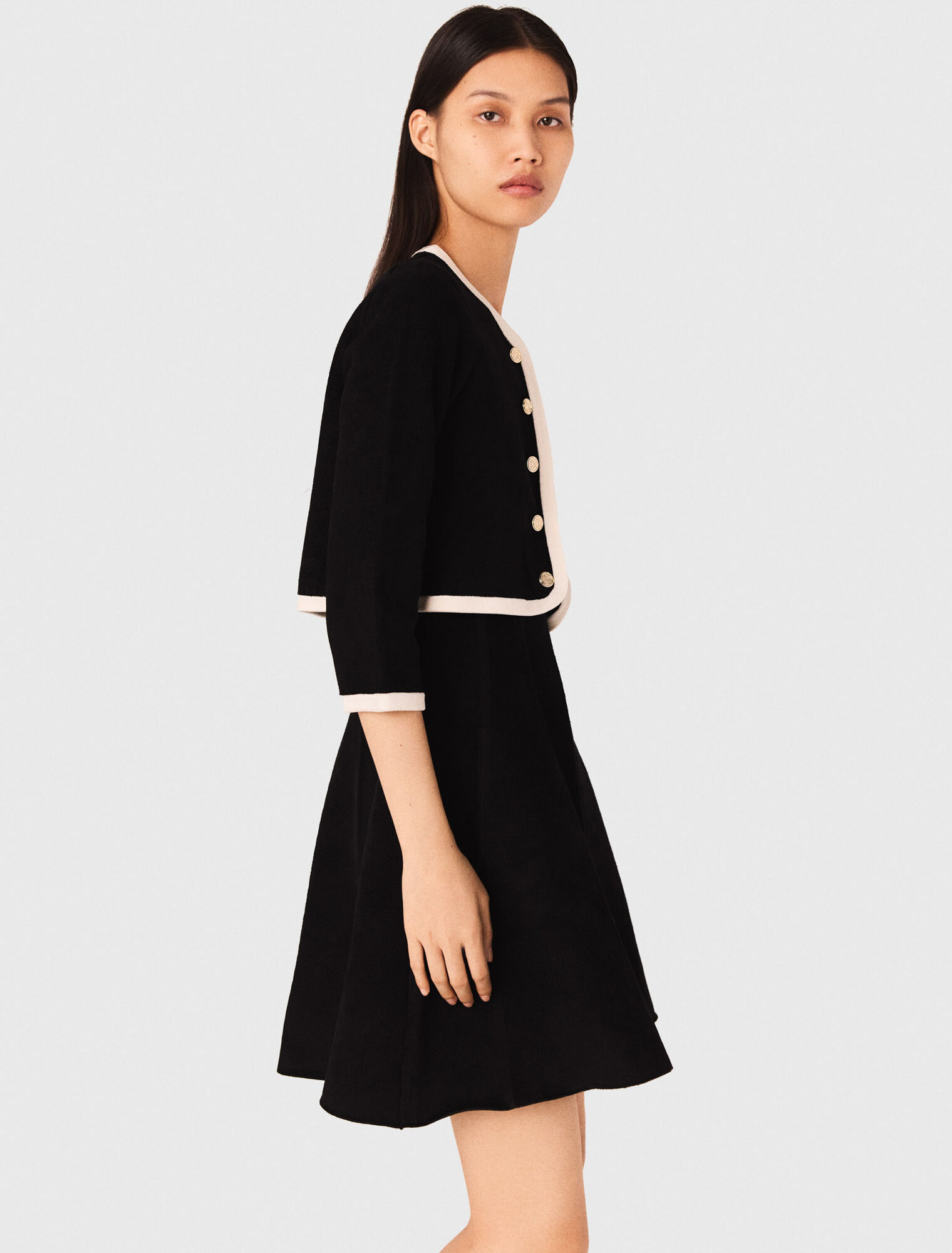 Robe 2en1 effet velours